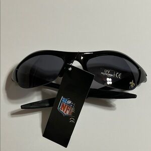 New Orleans Saints NFL Black Sunglasses with Fleur De Lis Logo